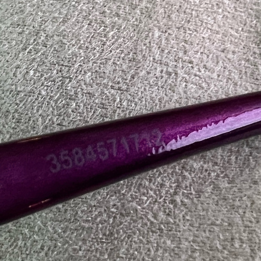NWOT Juicy Couture Plum Purple & Black Crown Sunglasses - Picture 10 of 12